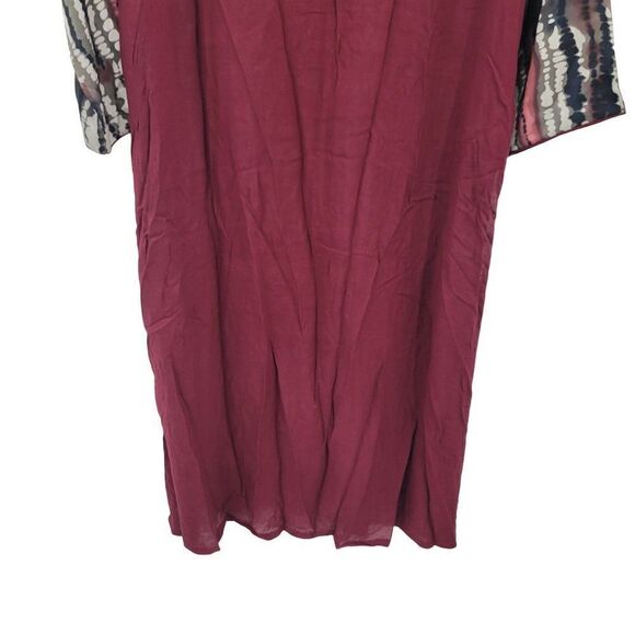 Unisex Top Long Sleeve Split Mandarin Nehru Prime Minister High Priestess S - Picture 11 of 12